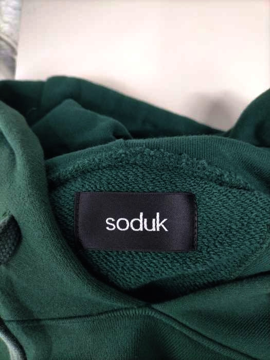 soduk(スドーク)back open hoodie