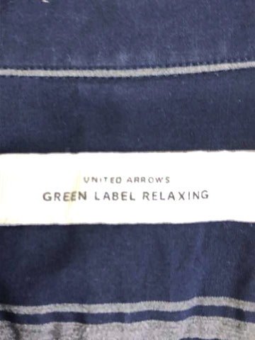 UNITED ARROWS green label relaxing(ユナイテッドアローズグリーンレーベルリラクシング)CM レジメストライプオープンカラーシャツ