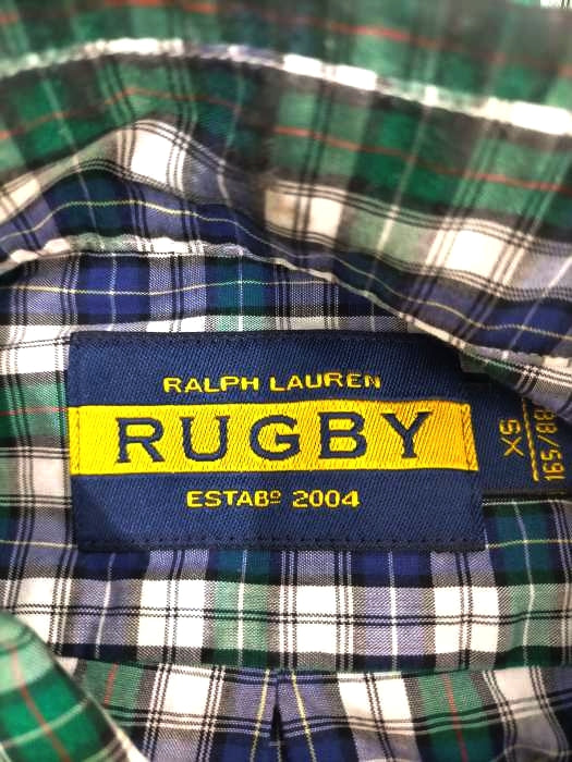 Rugby Ralph Lauren(ラグビーラルフローレン)LR刺繍 チェック柄ボタンダウンシャツ