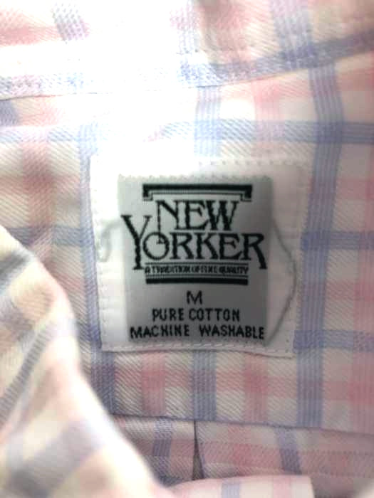 NEWYORKER(ニューヨーカー)ボタンダウンチェックシャツ