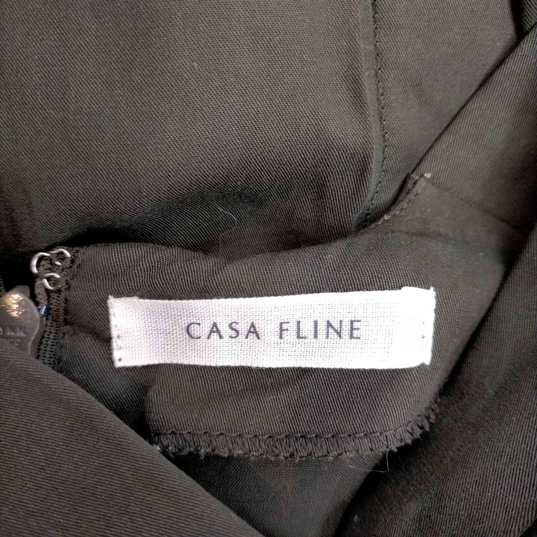 CASA FLINE(カーサフライン)タックギャザーフレアドレス