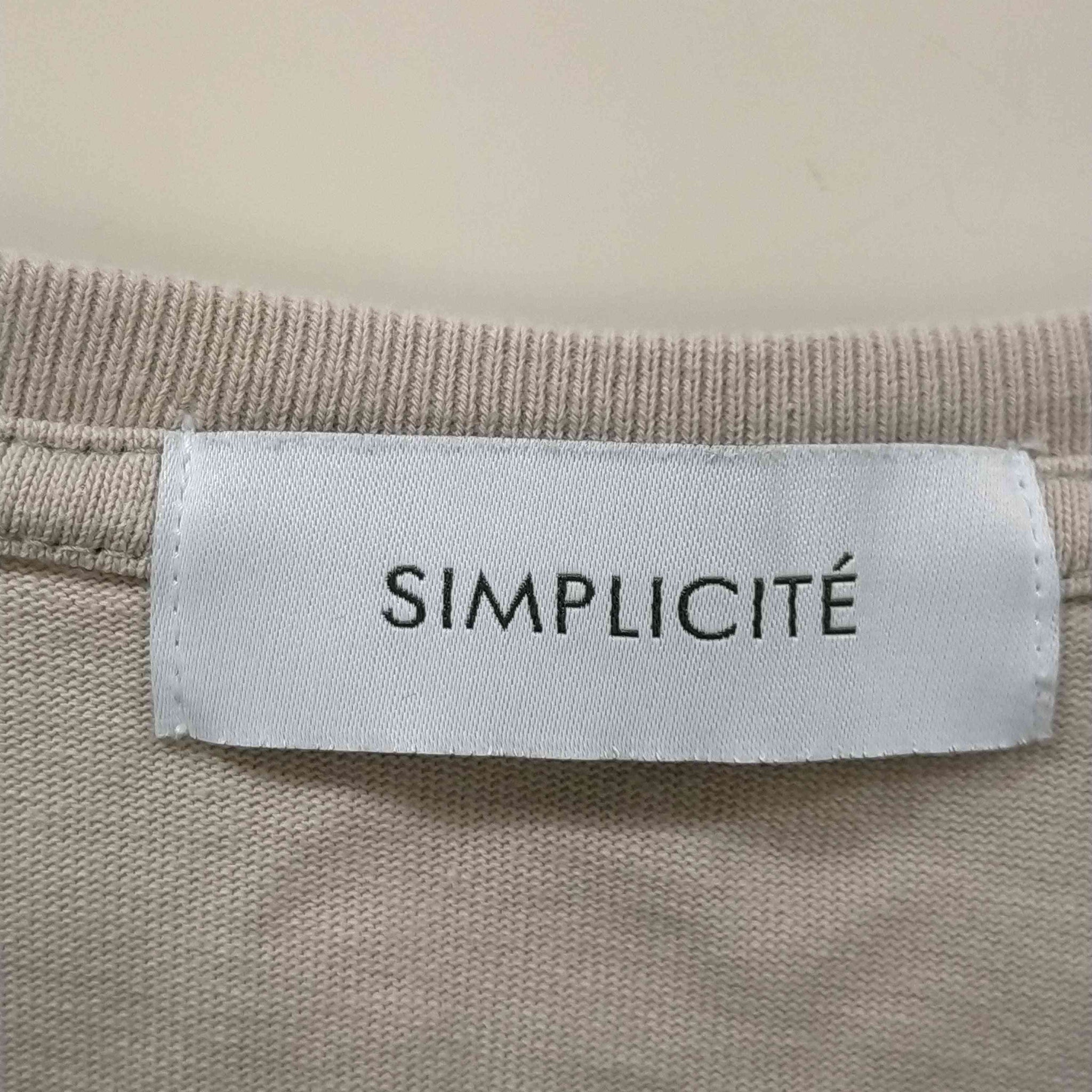 SIMPLICITE(シンプリシテェ)半袖シャツ