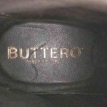 BUTTERO(ブッテロ)B1101 NERO レザーヒールレースアップブーツ