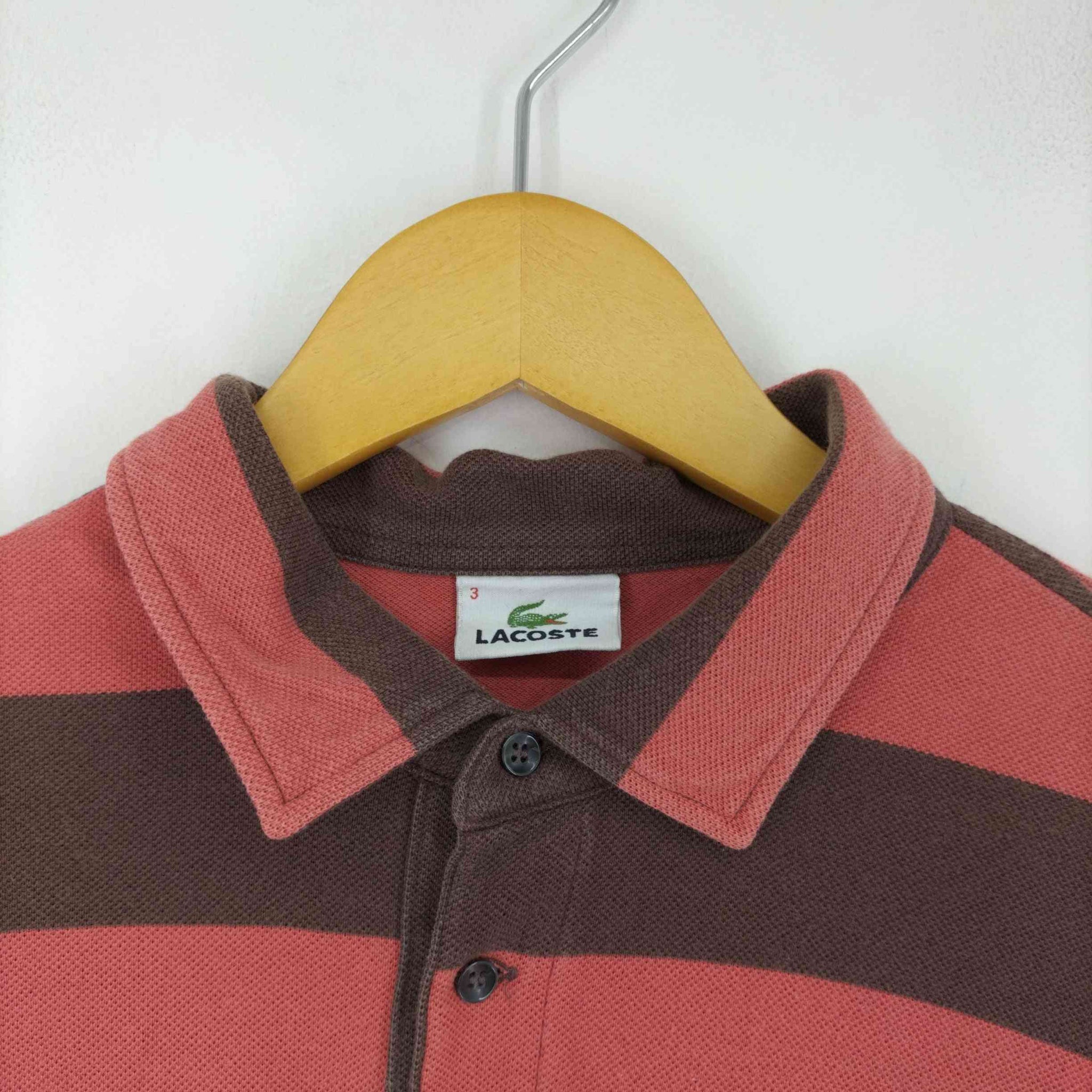 LACOSTE(ラコステ)L/S POLO SHIRTS ボーダー