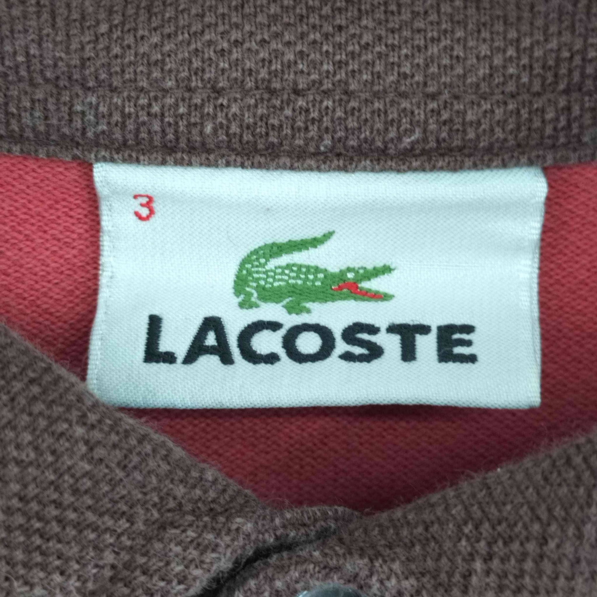 LACOSTE(ラコステ)L/S POLO SHIRTS ボーダー