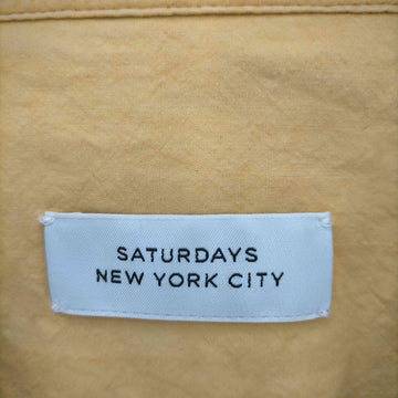 Saturdays NYC(サタデーズニューヨークシティ)Yellow Canty Shirt In Dusty Amber オープンカラーシャツ