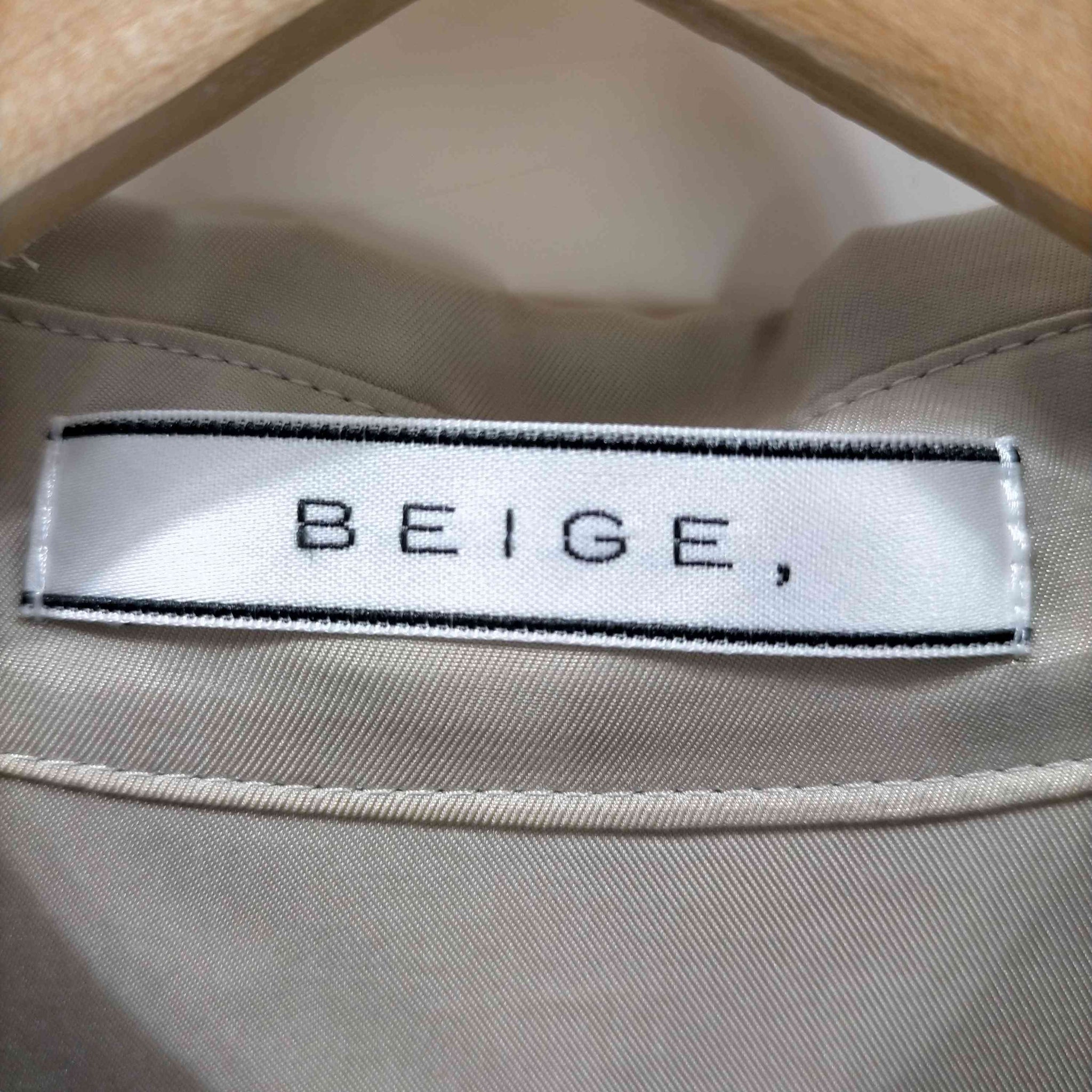 BEIGE(ベイジ)半袖シャツワンピース
