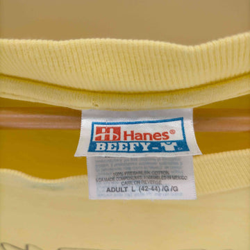 Hanes(ヘインズ)90s 企業ロゴ クルーネックTシャツ