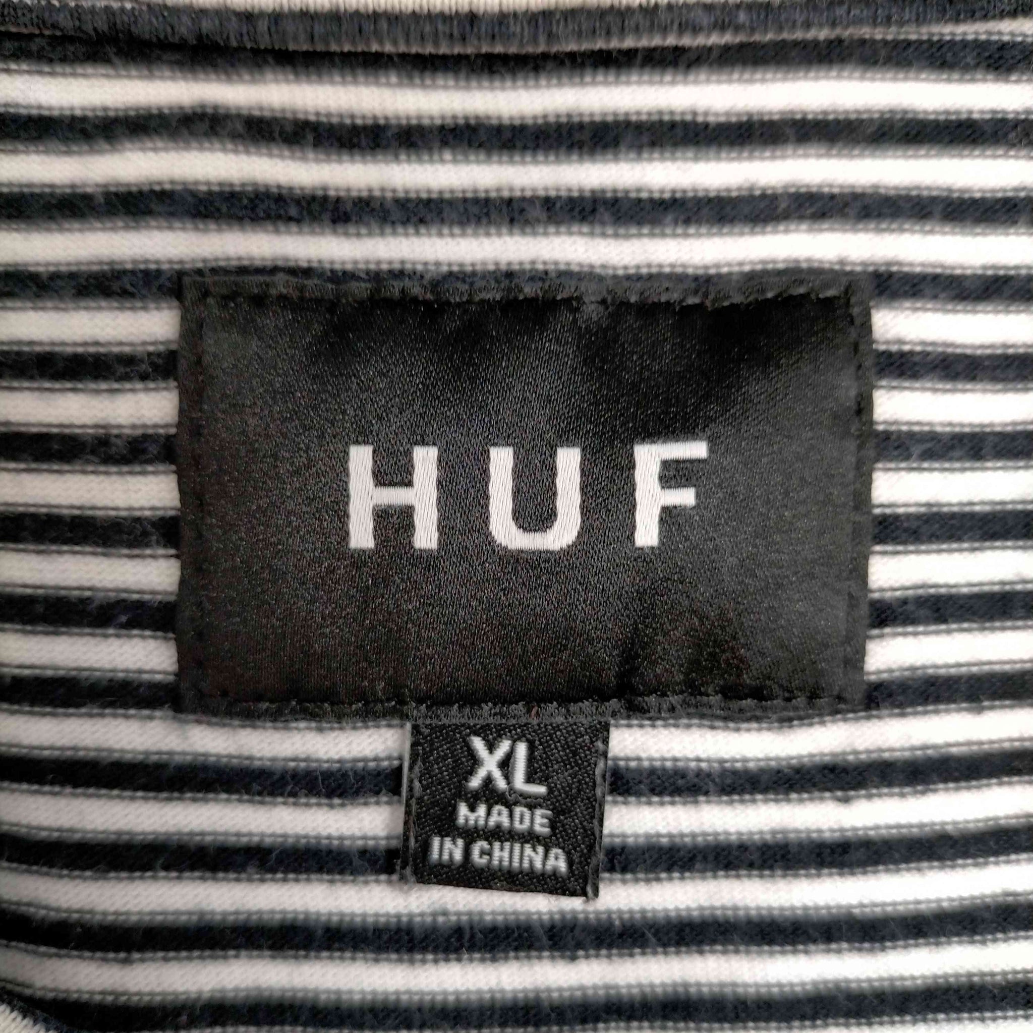 HUF(ハフ)Worldwide ボーダー クルーネックTシャツ