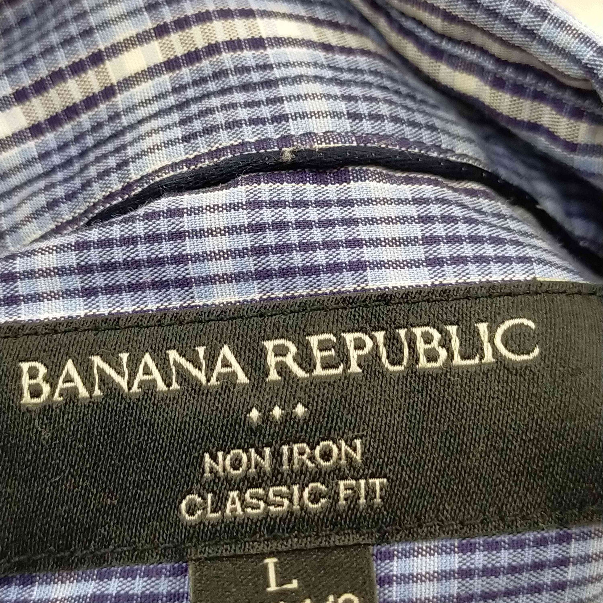 BANANA REPUBLIC(バナナリパブリック)長袖チェックシャツ