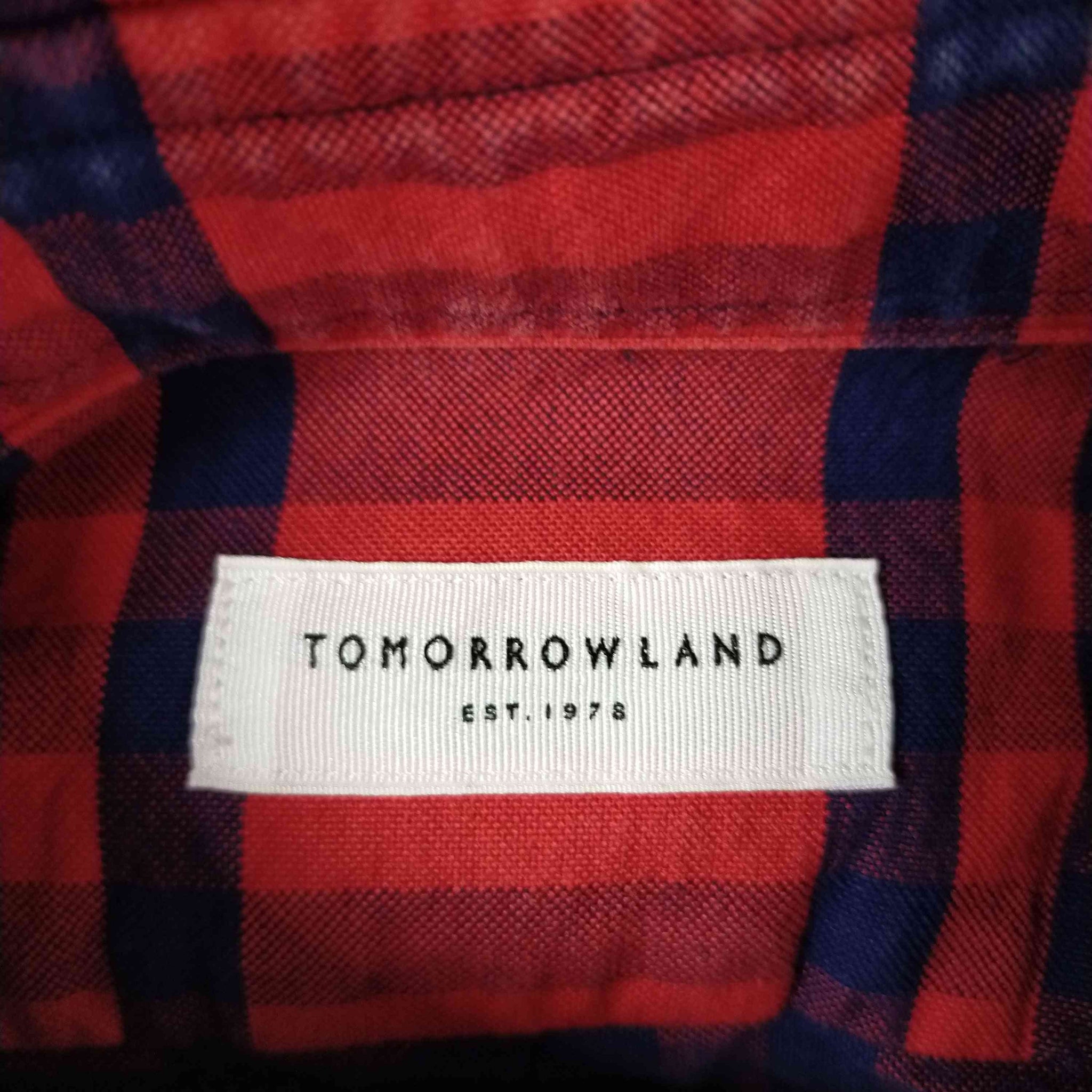 TOMORROWLAND(トゥモローランド)BD L/Sチェックシャツ