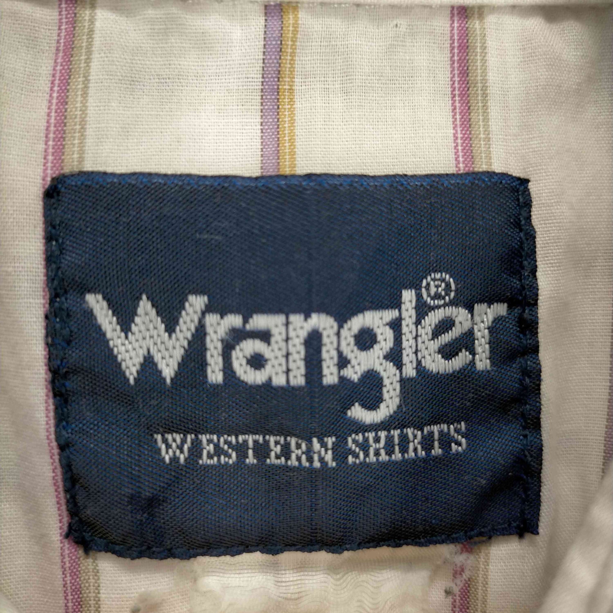 Wrangler(ラングラー)ストライプ柄ボタンダウンシャツ