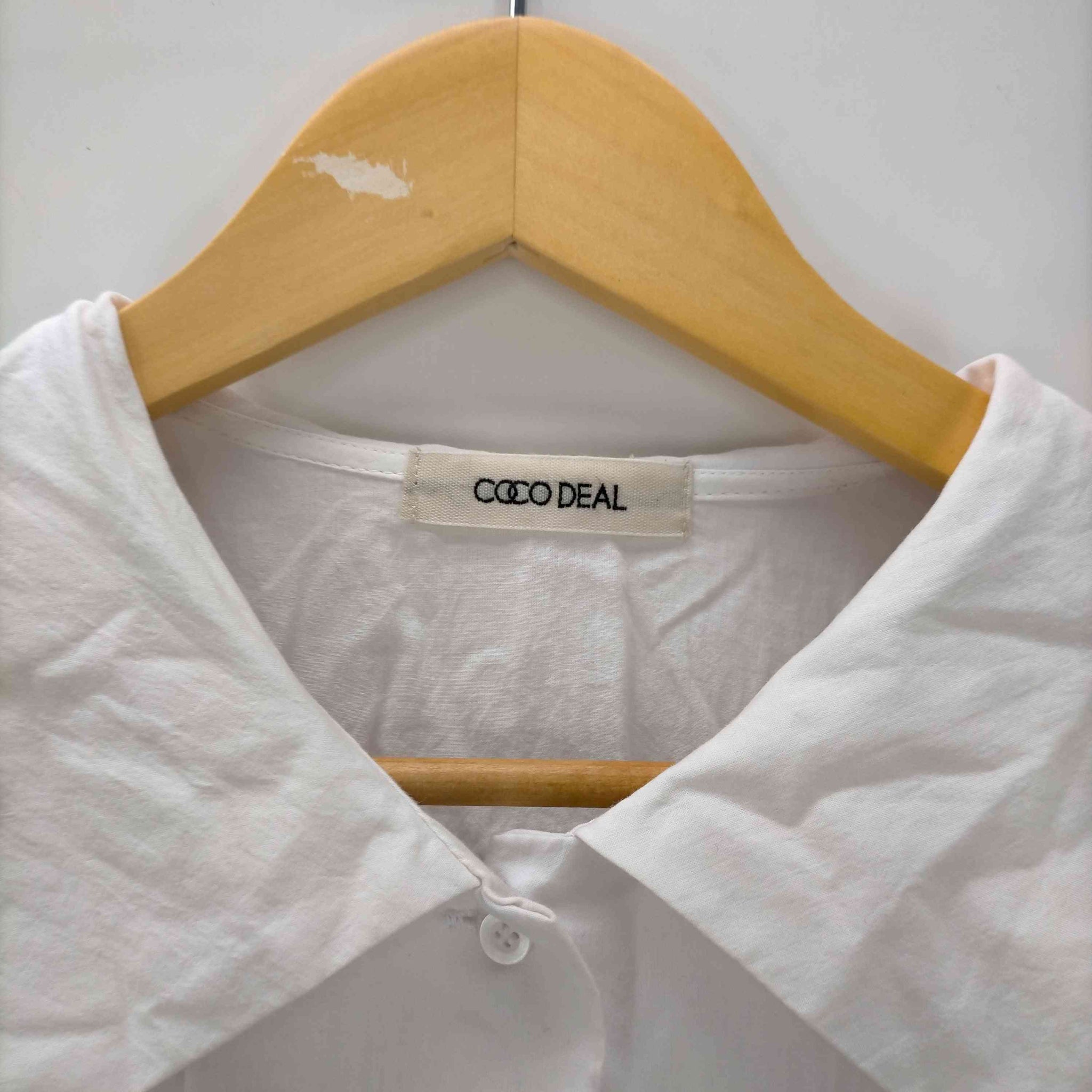 COCO DEAL(ココディール)22SS ショートシャツドッキングベアワンピース