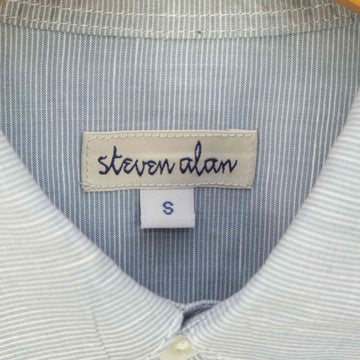 Steven Alan(スティーブンアラン)ボタンダウン シルクリネンミックスS/Sシャツ
