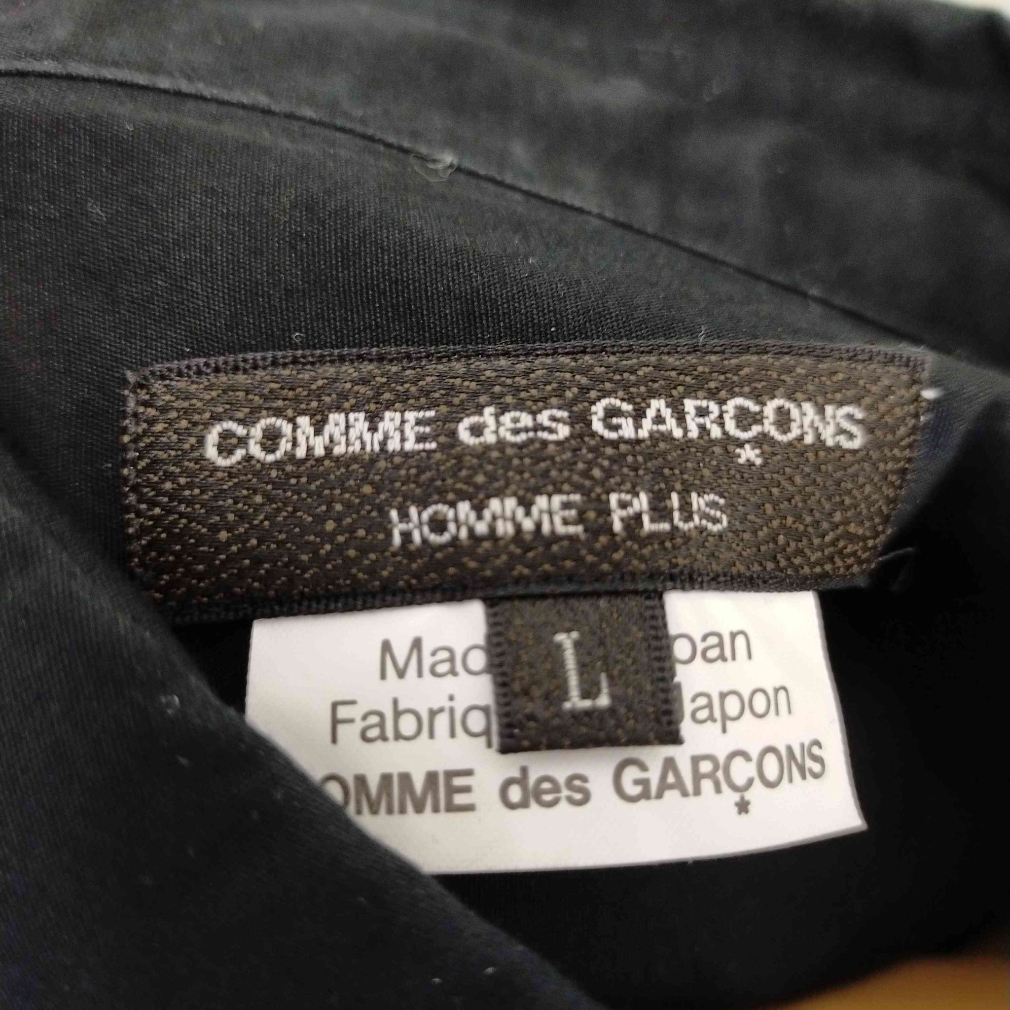 COMME des GARCONS HOMME PLUS(コムデギャルソンオムプリュス)AD2020 マジックテープデザインロングシャツ