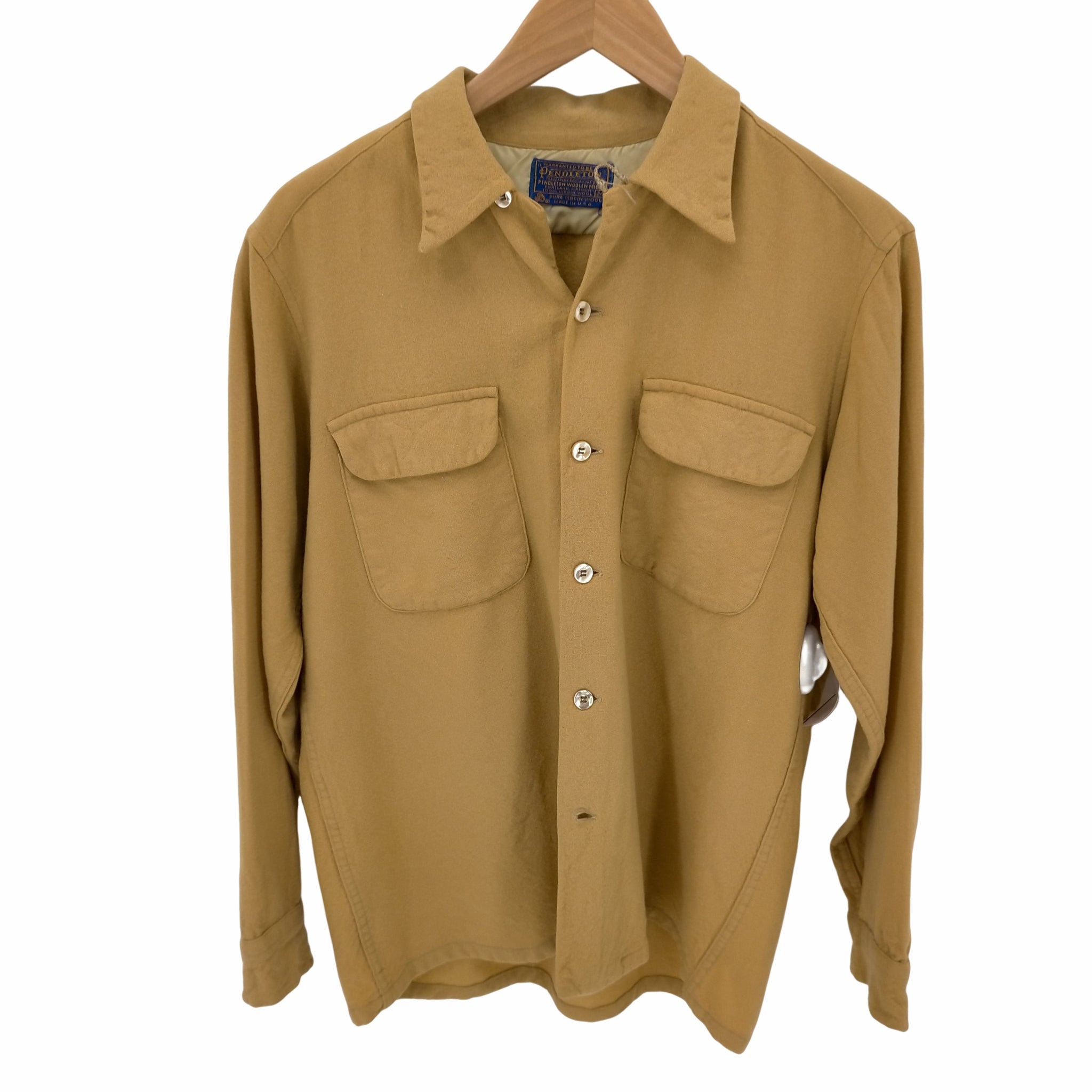 PENDLETON(ペンドルトン)70S ウールオープンカラーシャツ 両フラップ