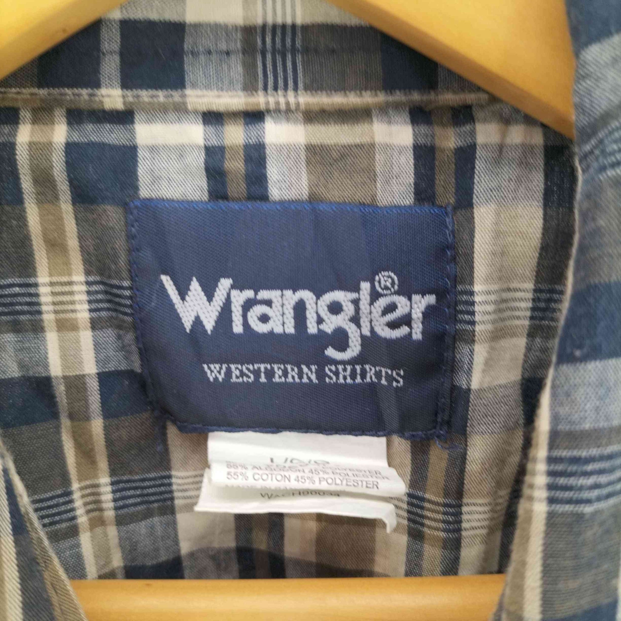 Wrangler(ラングラー)タータンチェック ウエスタンシャツ