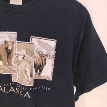 GILDAN(ギルダン)ALSKA アニマルプリント クルーネックTシャツ