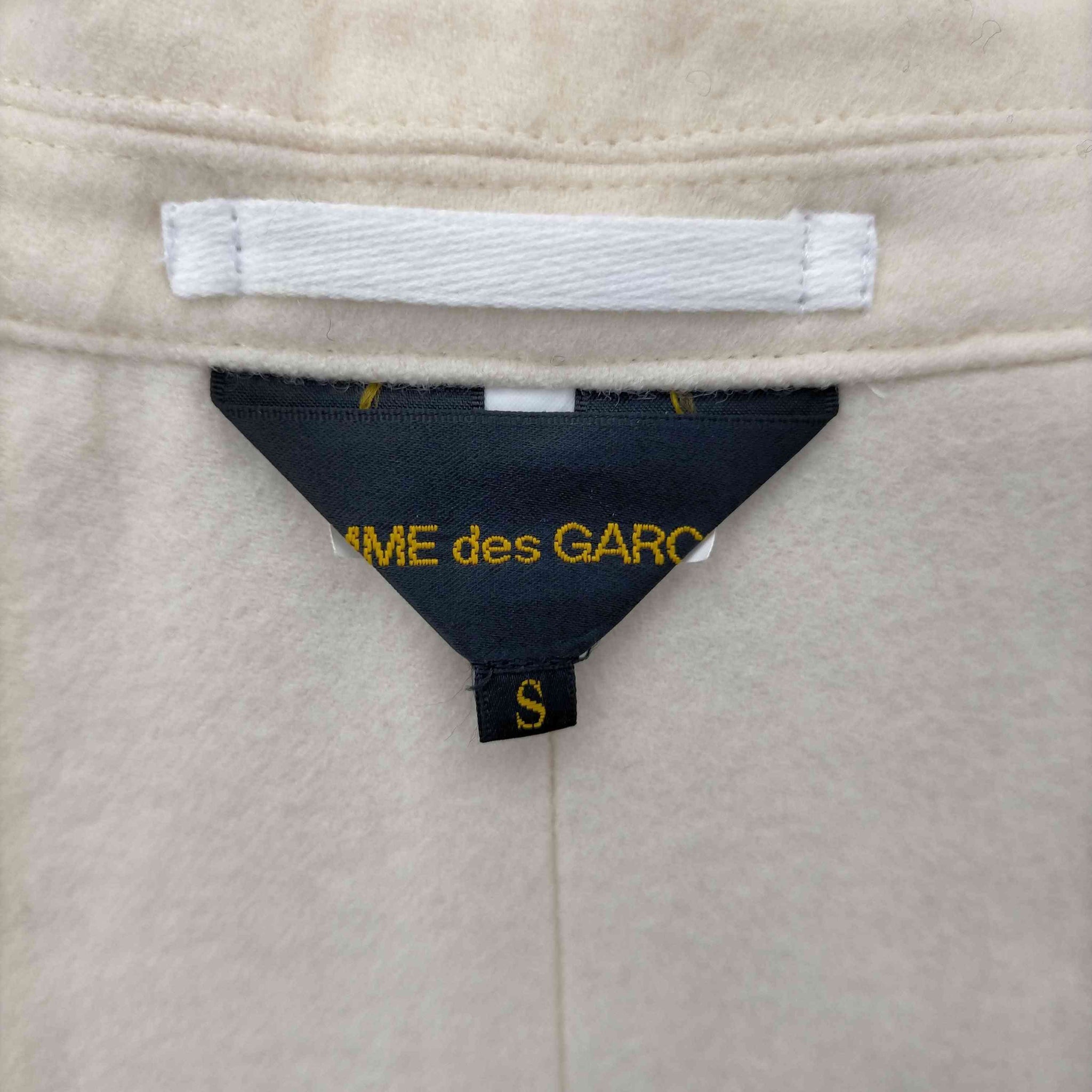 COMME des GARCONS(コムデギャルソン)AD2021 21AW リバーシブルデザインウール縮絨ロングジャケット