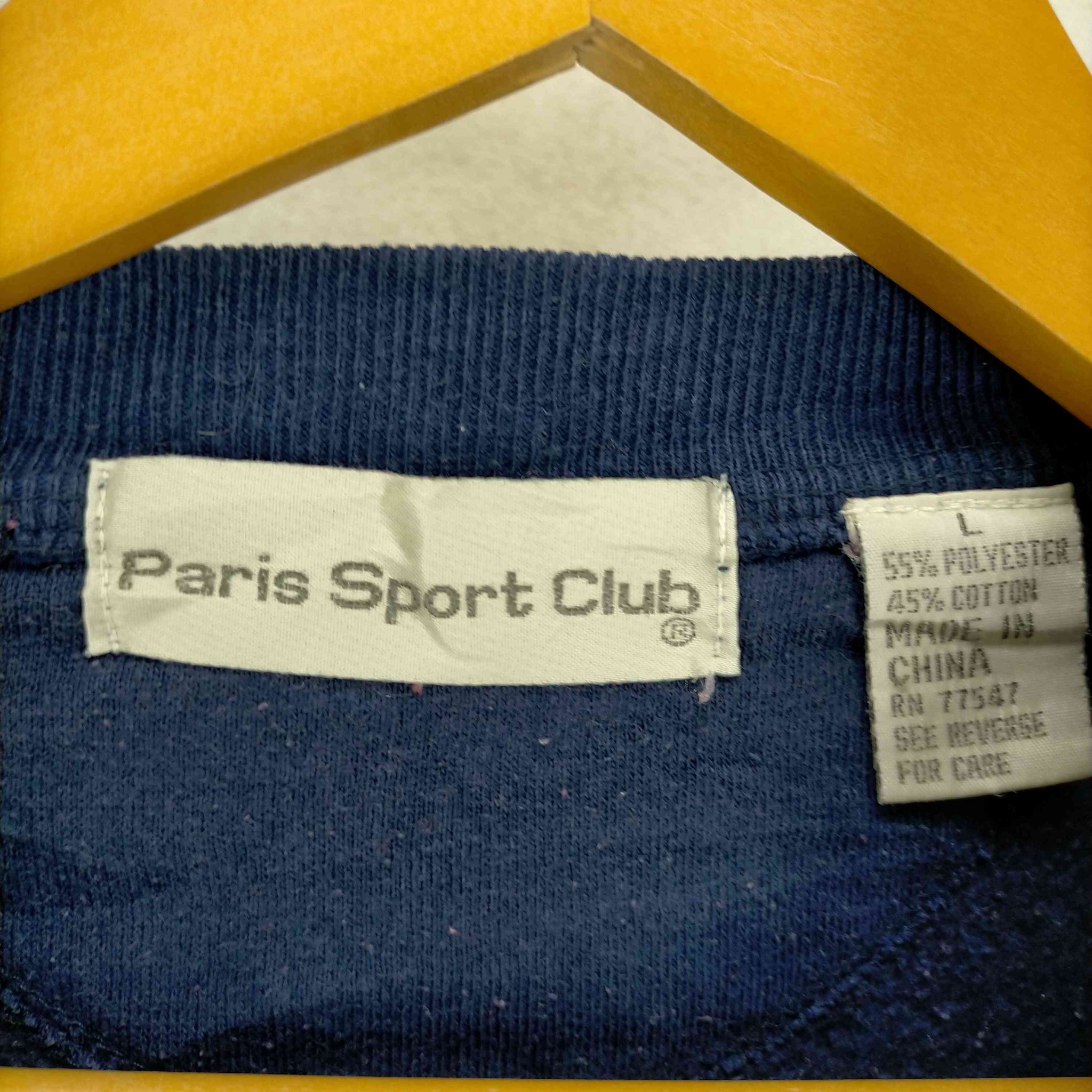 paris sport club(パリス スポーツ クラブ)ロゴプリントスウェット