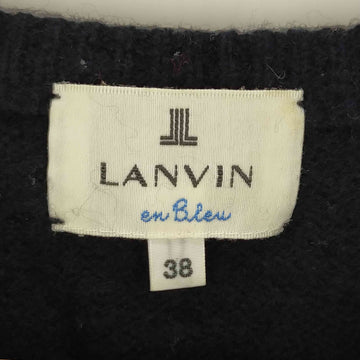 LANVIN en Bleu(ランバンオンブルー)ストーン装飾 ウール カーディガン