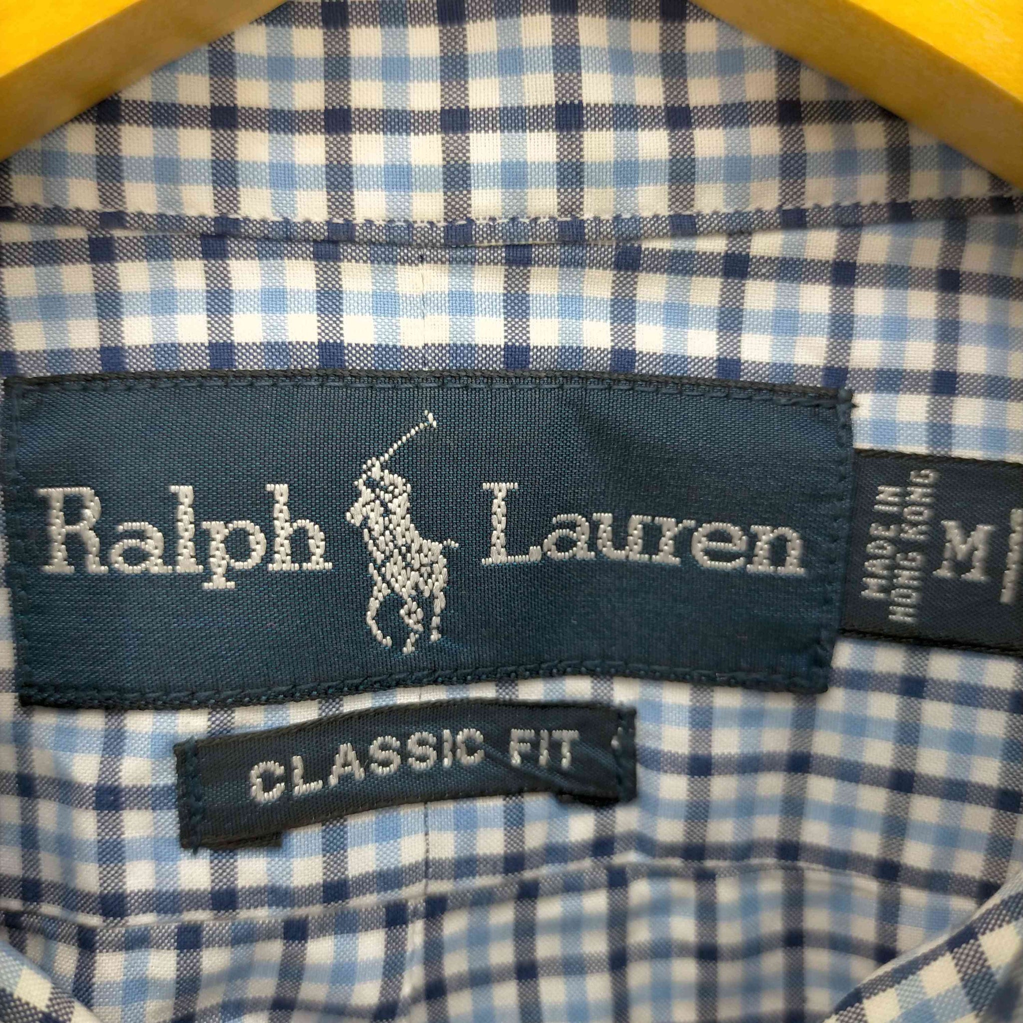 RALPH LAUREN(ラルフローレン)CLASSIC FIT チェック柄 DB L/Sシャツ