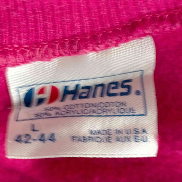 Hanes(ヘインズ)80-90s MADE IN USA 両面ラバープリントスウェット ALASKATE