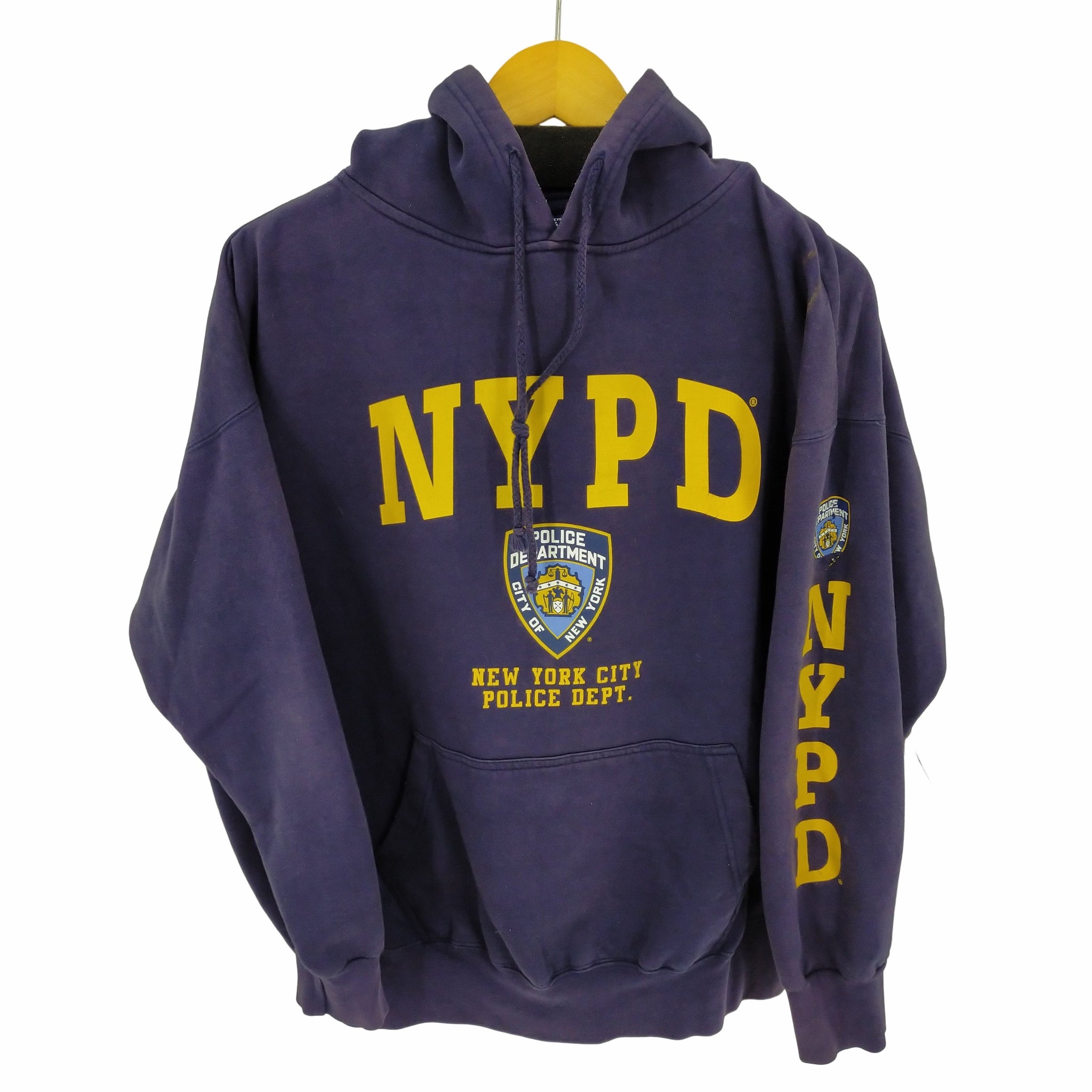 USED古着(ユーズドフルギ){{CITY OF NEW YORK}} NYPDプリント パーカー
