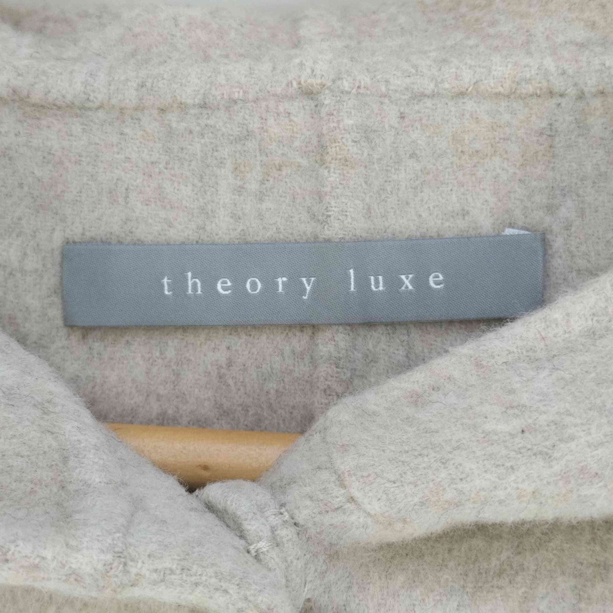 theory luxe(セオリーリュクス)MOTION LUIGIA カシミヤブレンド ウール ダブルフェイスコート