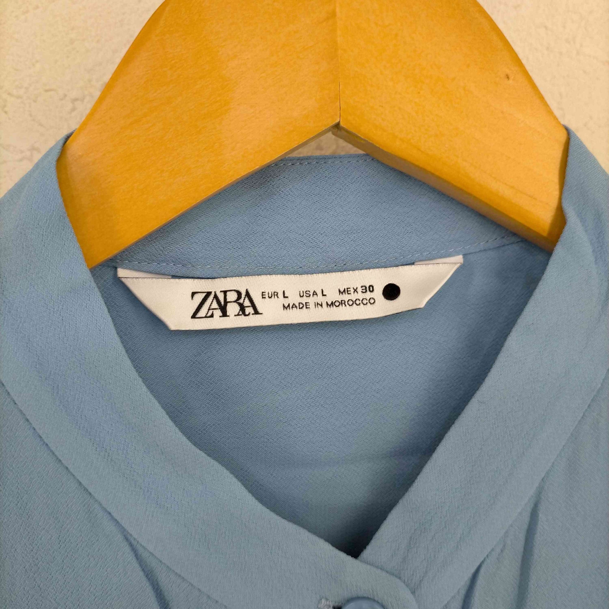 ZARA(ザラ)Lace-up shirt dress