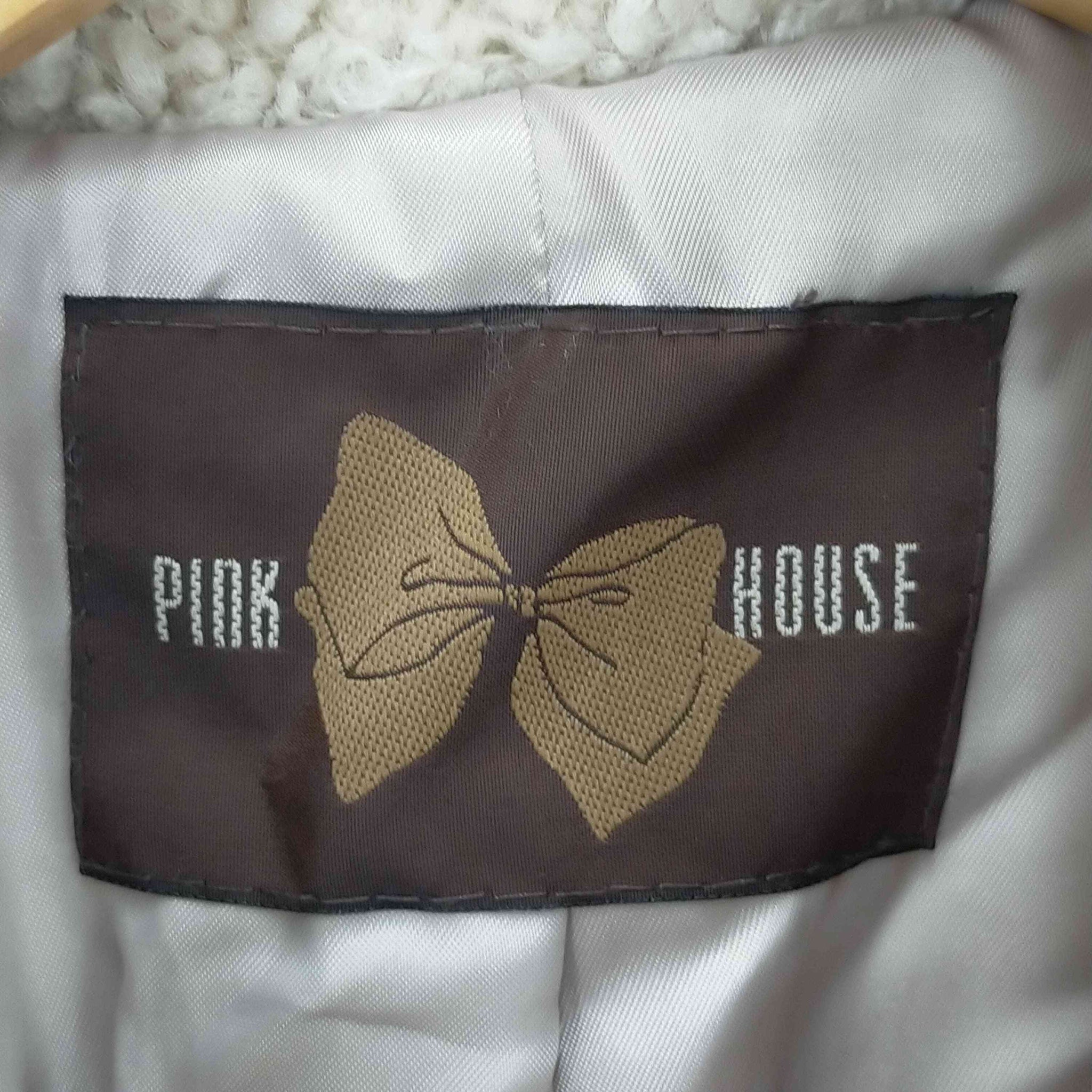 PINK HOUSE(ピンクハウス)ウールライクボアコート