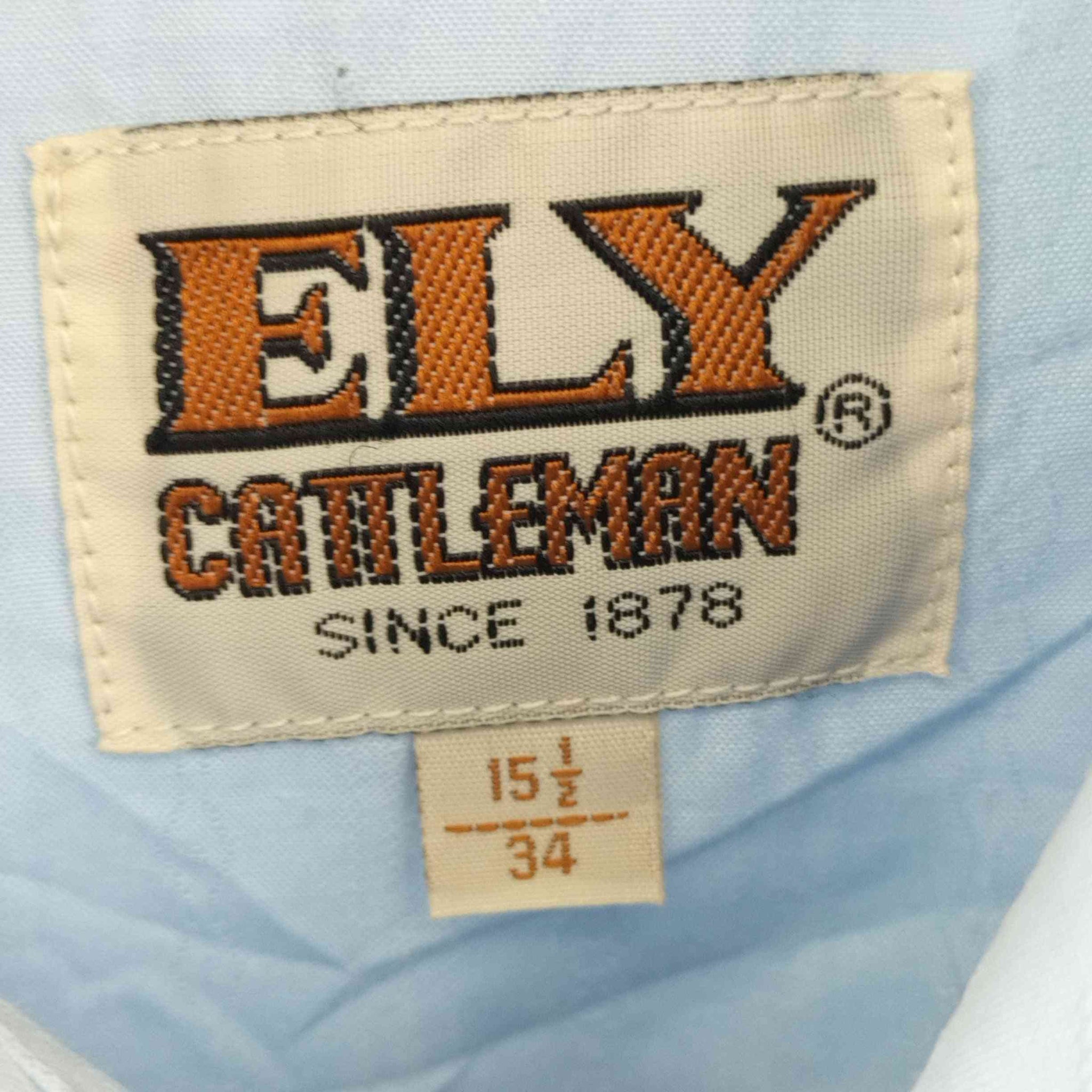 ELY CATTLEMAN(エリーキャトルマン)ゴールド刺繍ウエスタンシャツ