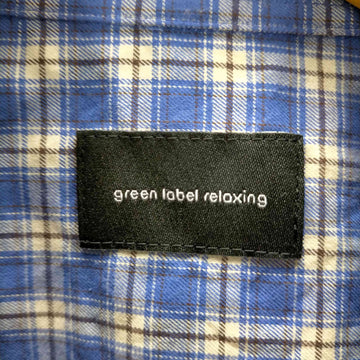 UNITED ARROWS green label relaxing(ユナイテッドアローズグリーンレーベルリラクシング)THIN ビエラ チェック柄 レギュラーカラー 長袖 シャツ