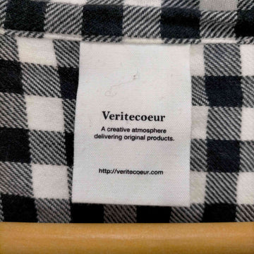 veritecoeur(ヴェリテクール)ギンガムチェックコットン スキッパーブラウス