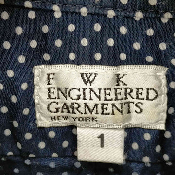 FWK engineered garments(エフダブリューケーエンジニアードガーメンツ)USA製 ドット柄 BDシャツワンピース