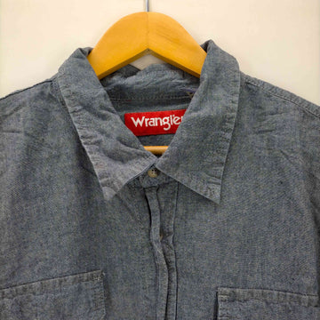 Wrangler(ラングラー)2ポケット S/S シャンブレーシャツ