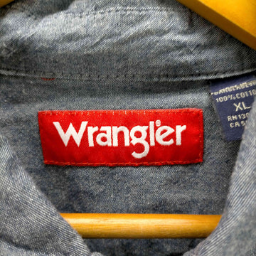 Wrangler(ラングラー)2ポケット S/S シャンブレーシャツ