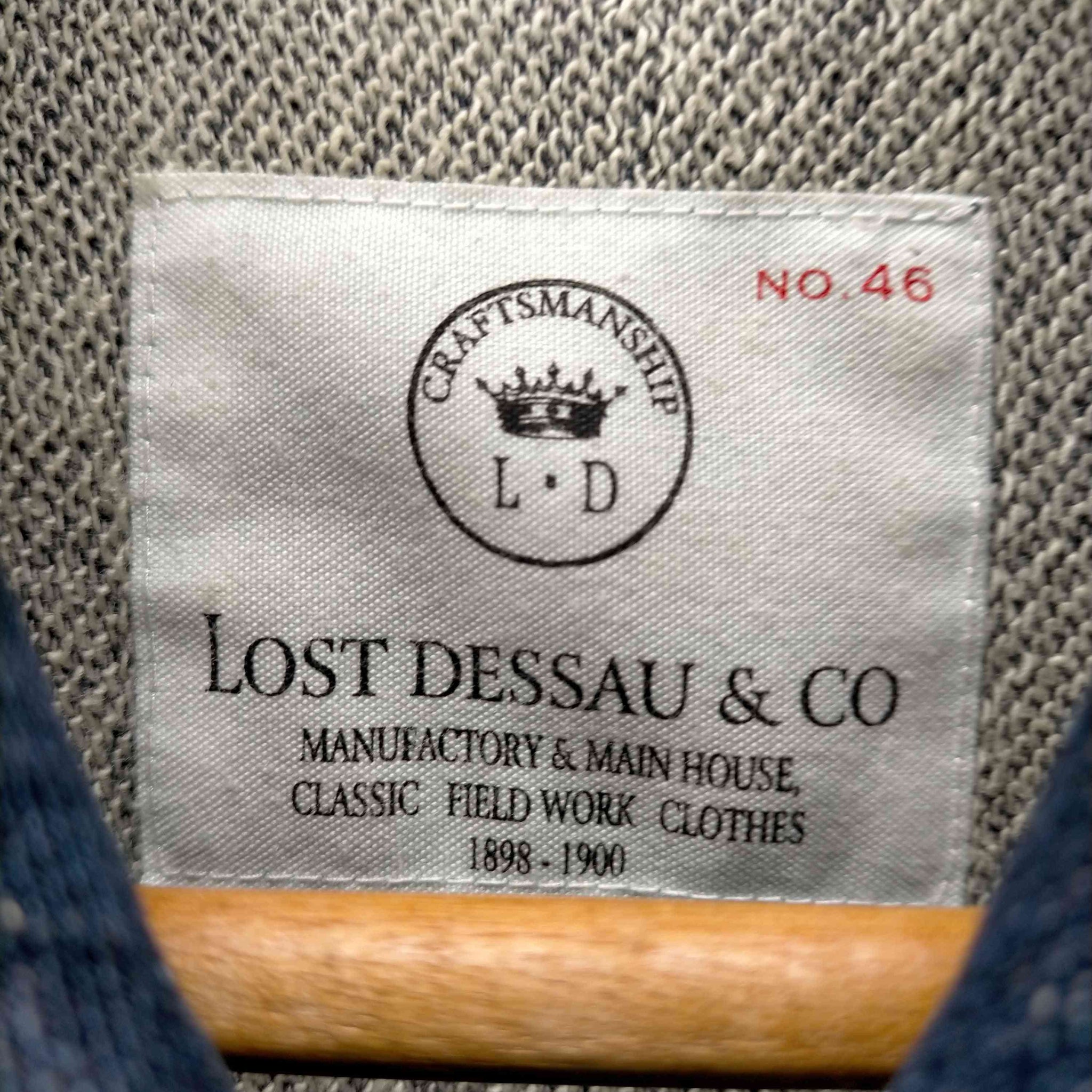 Lost DESSAU & Co(ロストデッサウ アンドコー)スウェット デニムジャケット