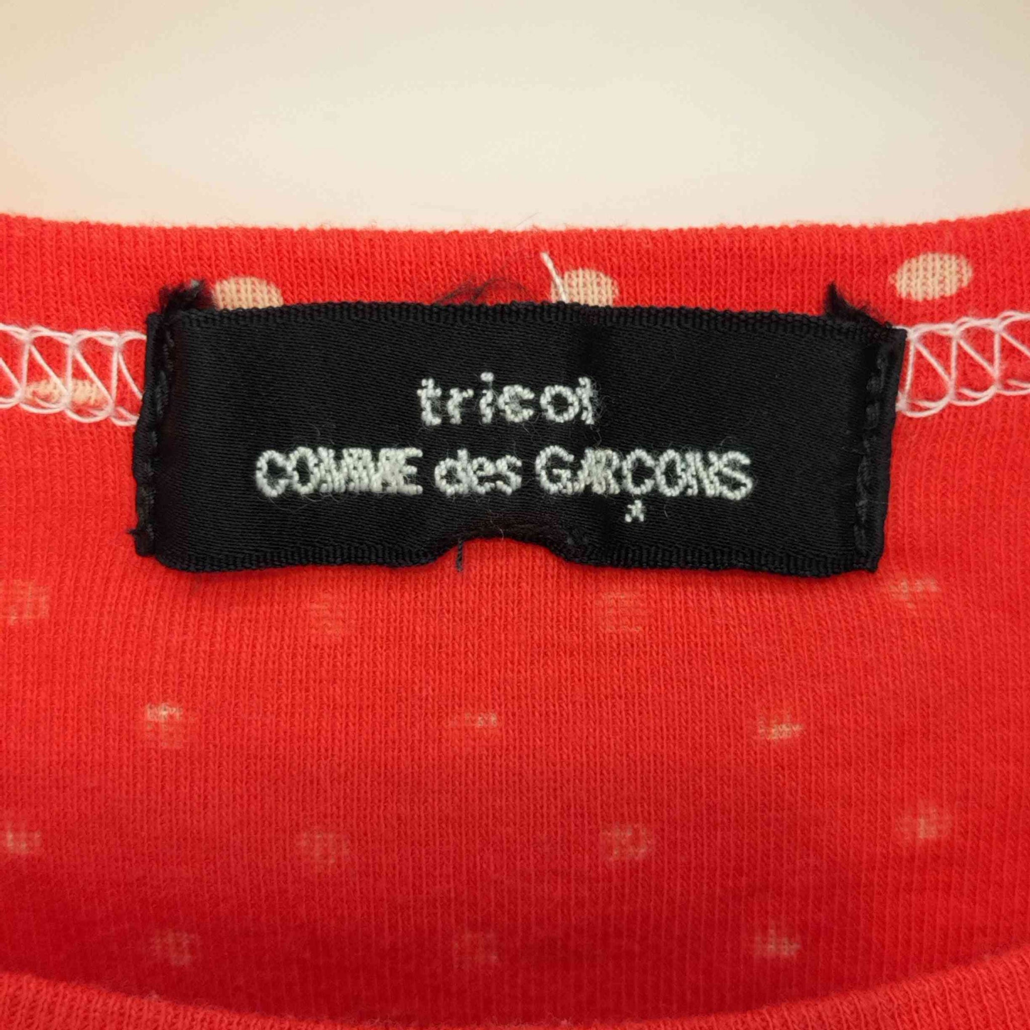 tricot COMME des GARCONS(トリココムデギャルソン)AD2012 半袖ドットTシャツ