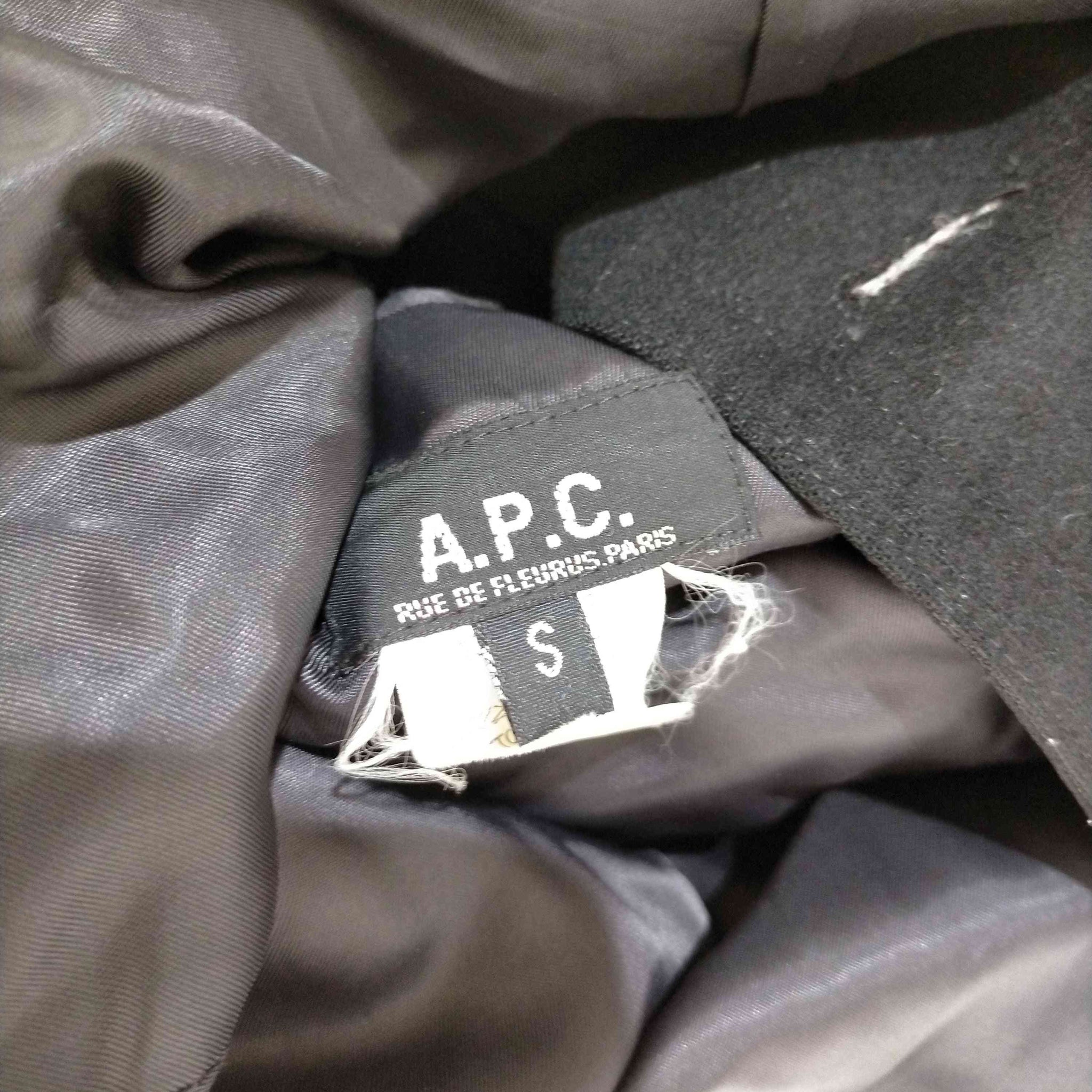 A.P.C.(アーペーセー)フランス製 ウール ダブル チェスターコート ピーコート