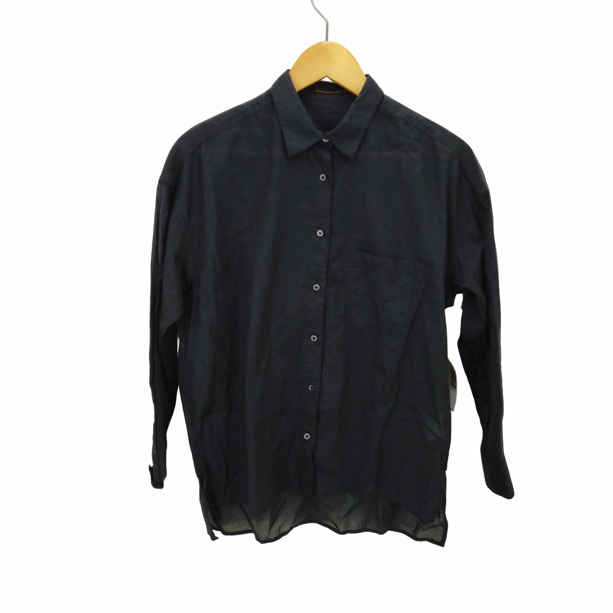 BARNYARDSTORM(バンヤードストーム)リネン混長袖シャツ