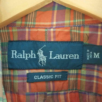 RALPH LAUREN(ラルフローレン)CLASSIC FIT ポニー刺繍 ボタンダウンチェックシャツ