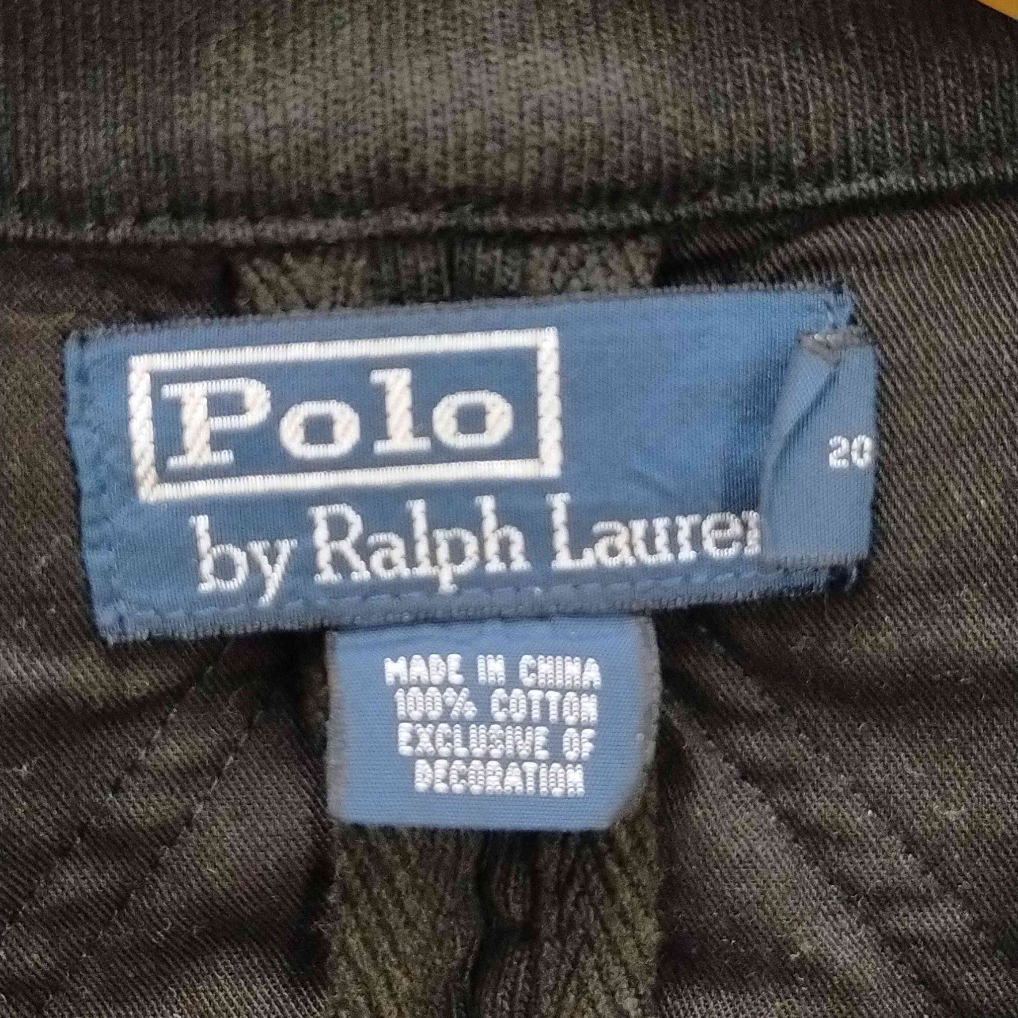 POLO RALPH LAUREN(ポロラルフローレン)ワッペン付き3Bテーラードジャケット エルボーパッチ