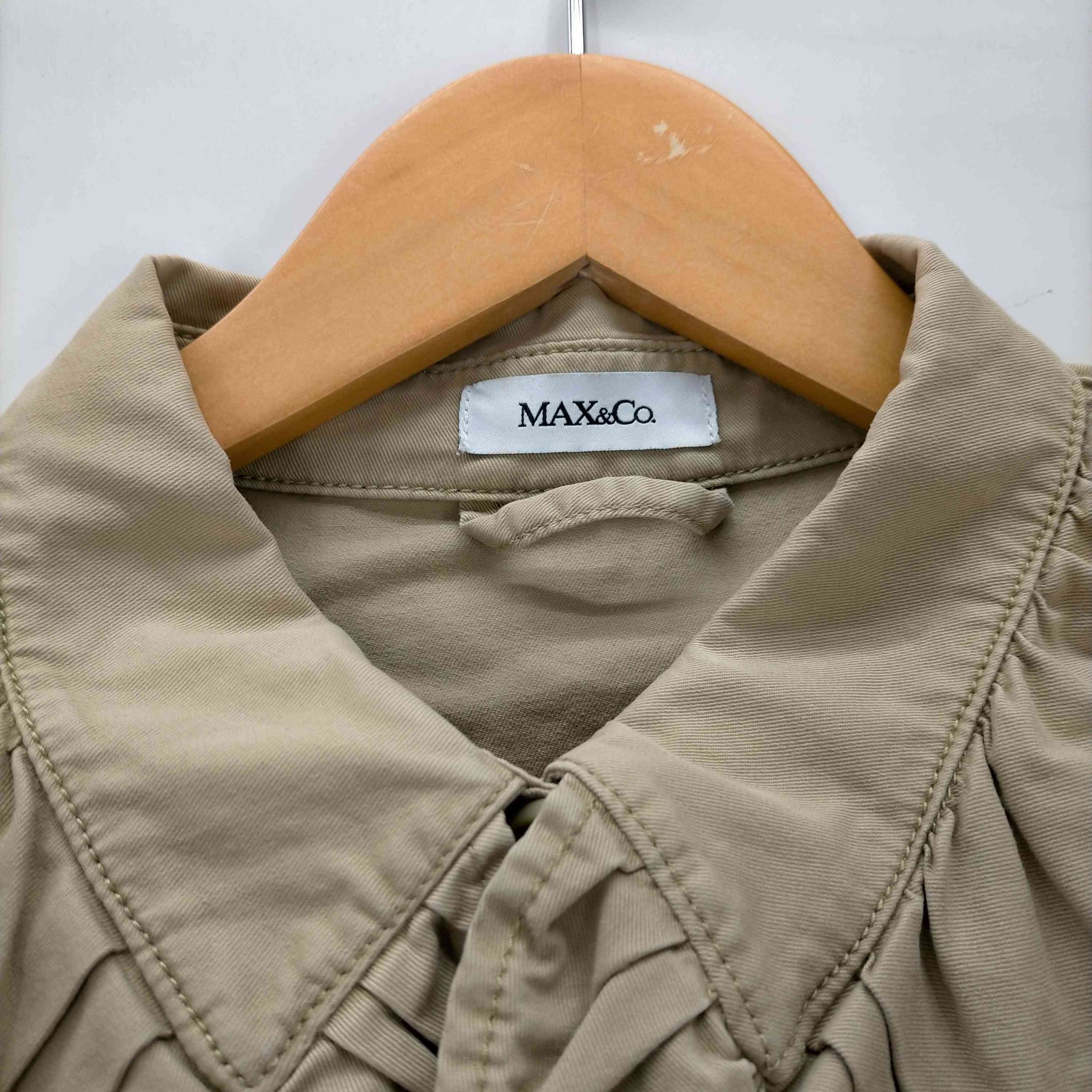 MAX & CO.(マックスアンドコー)丸襟フリル ジャケット