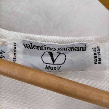 VALENTINO GARAVANI(ヴァレンティノガラヴァーニ)MADE IN ITALY シェルボタン リネン半袖ワンピース OPTI