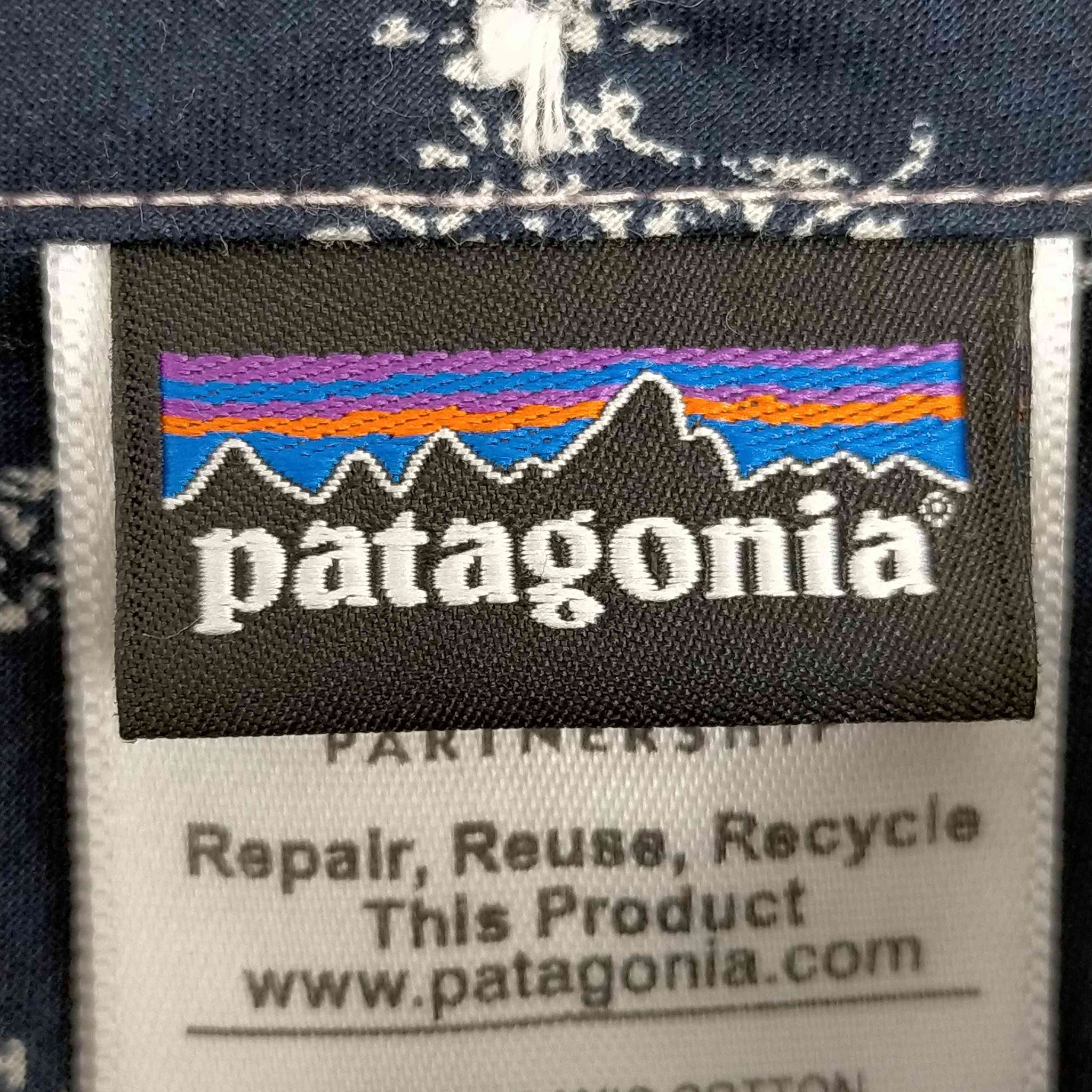 patagonia(パタゴニア)総柄 コットンシャツ