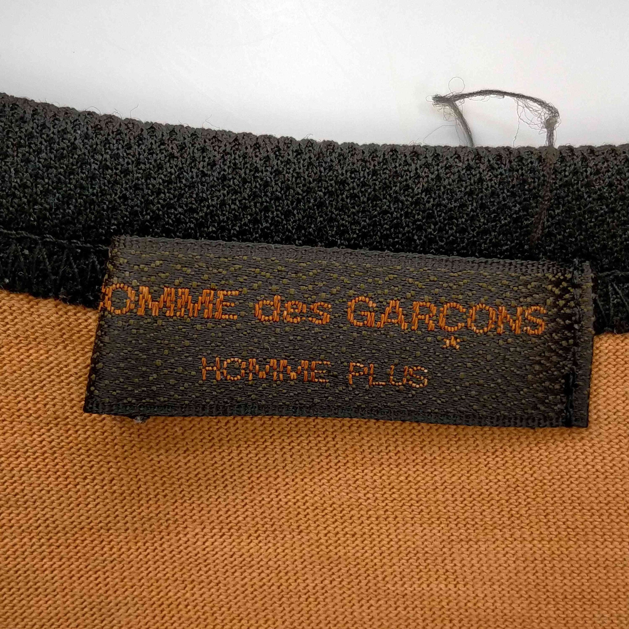 COMME des GARCONS HOMME PLUS(コムデギャルソンオムプリュス)03SS daytime evening期 デイタイムイブニング 異素材切替 半袖Tシャツ