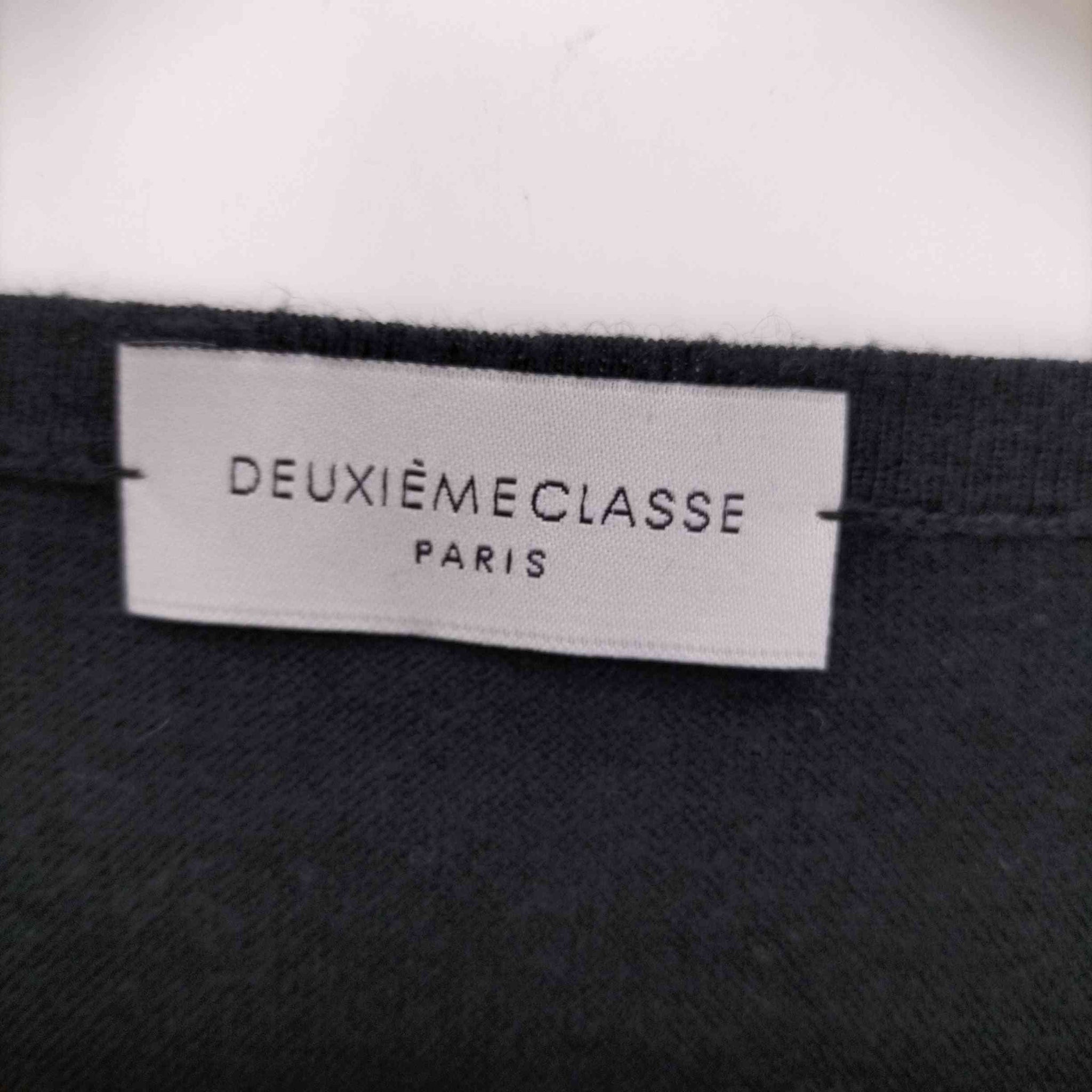 DEUXIEME CLASSE(ドゥーズィエムクラス)シルクカシミヤ 袖リブニット