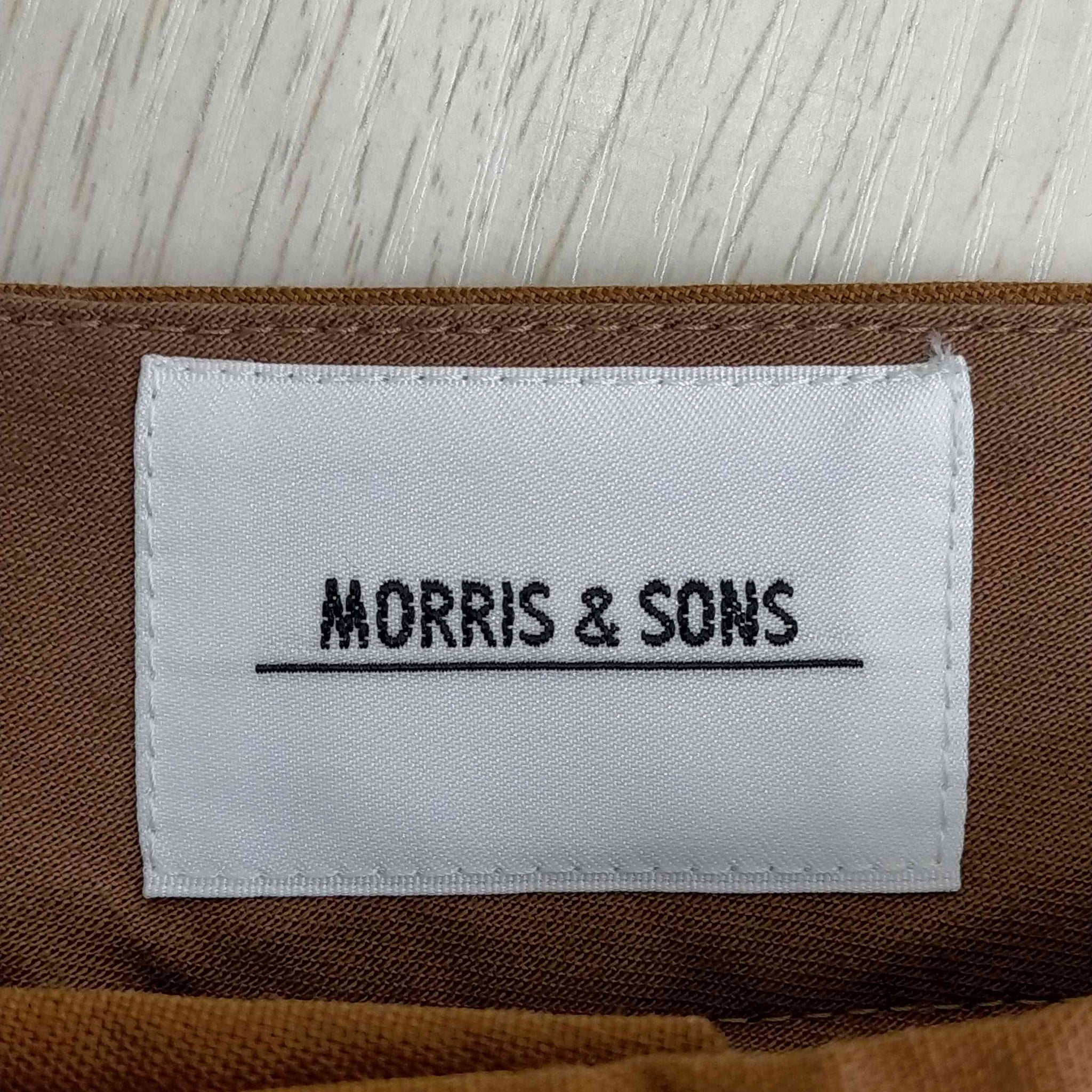 MORRIS & SONS(モリスアンドサンズ)レーヨンリネン 千鳥格子 イージーパンツ