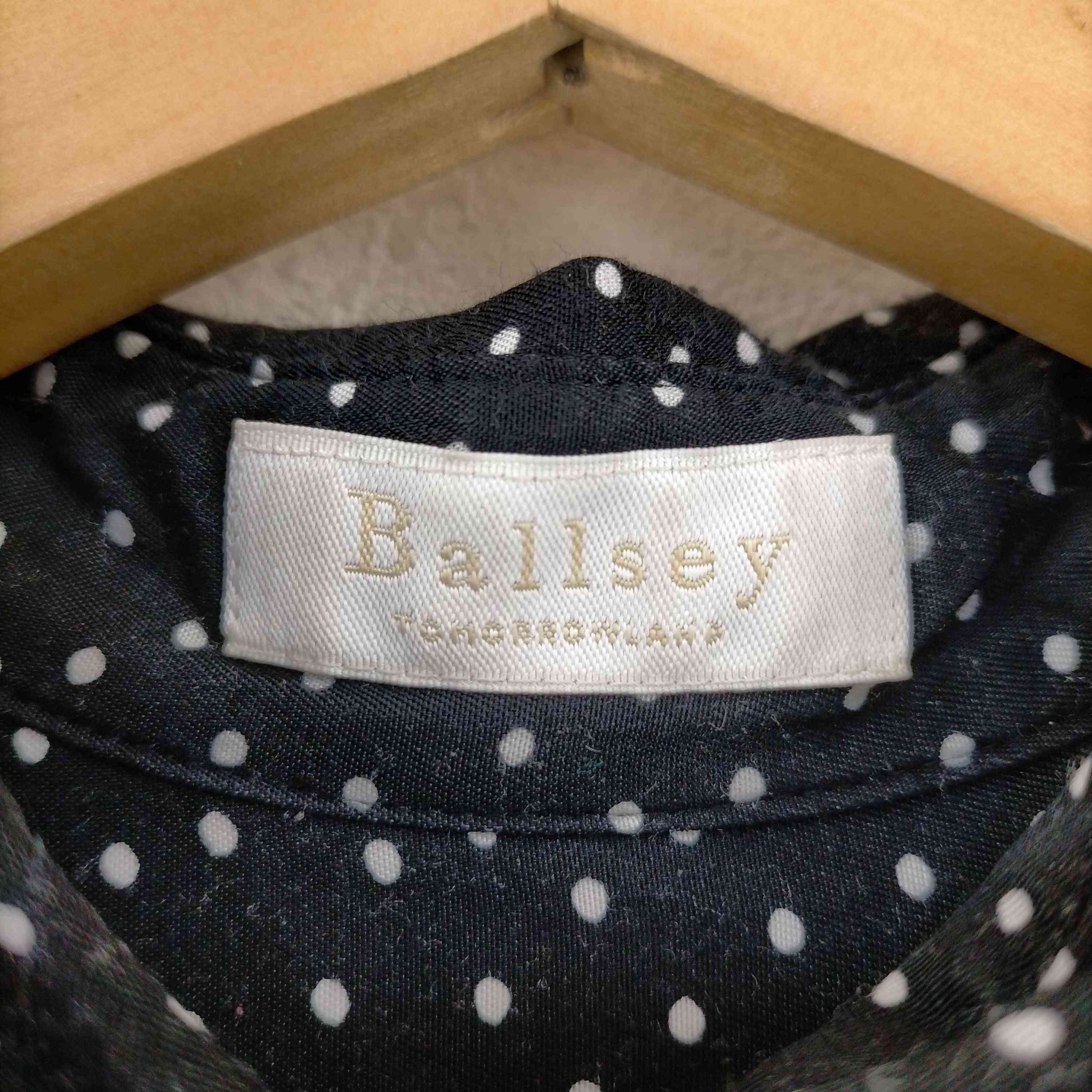 BALLSEY(ボールジー)ランダムドットプリント ロングスリーブシャツ